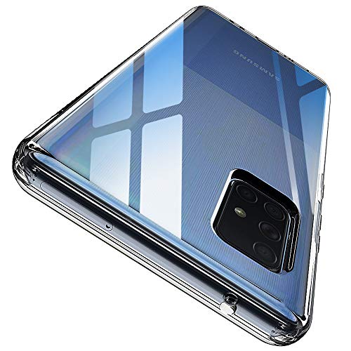 Annsd Samsung A71 5G Case, Scratch Resistant & Anti Slip Crystal Clear Soft Tpu Slim Fit Case For Samsung Galaxy A71 5G/A71 5G S